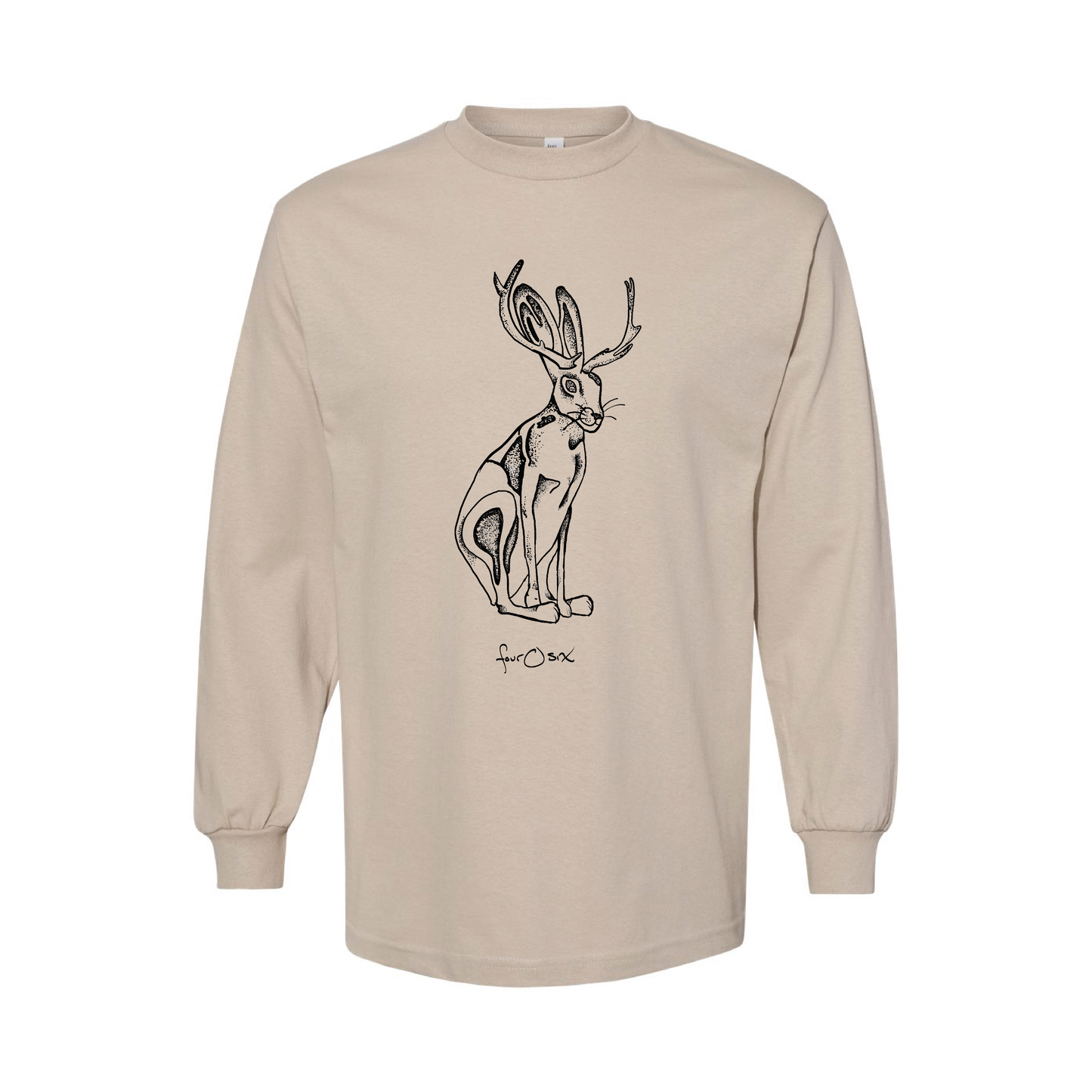 JACKALOPE HEAVY WEIGHT LONG SLEEVE TEE