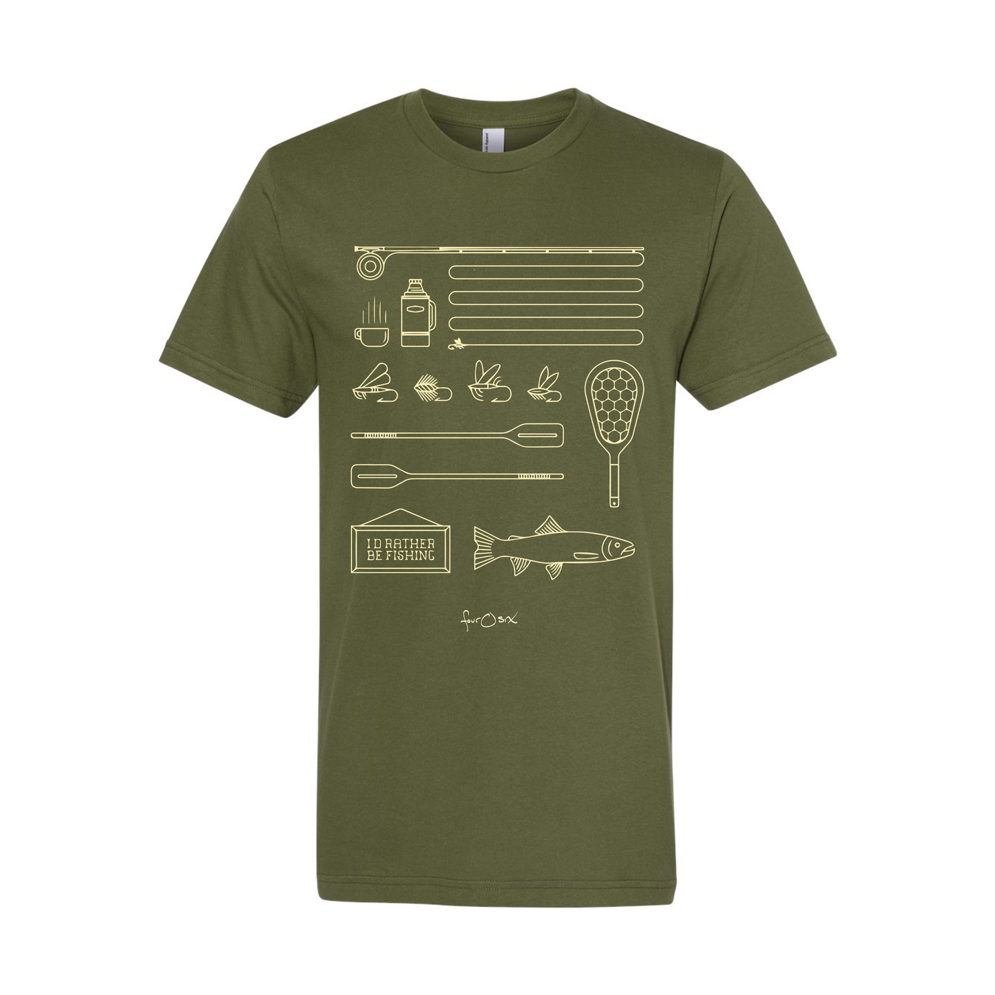 RATHER BE FISHING TEE