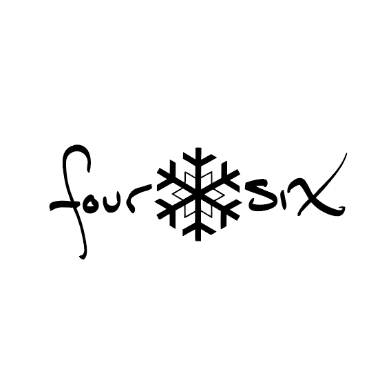 FOUROSIX DIE - CUT SNOWFLAKE DECAL