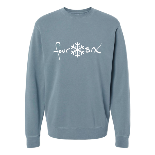 CLASSIC LOGO SNOWFLAKE CREWNECK SWEATSHIRT