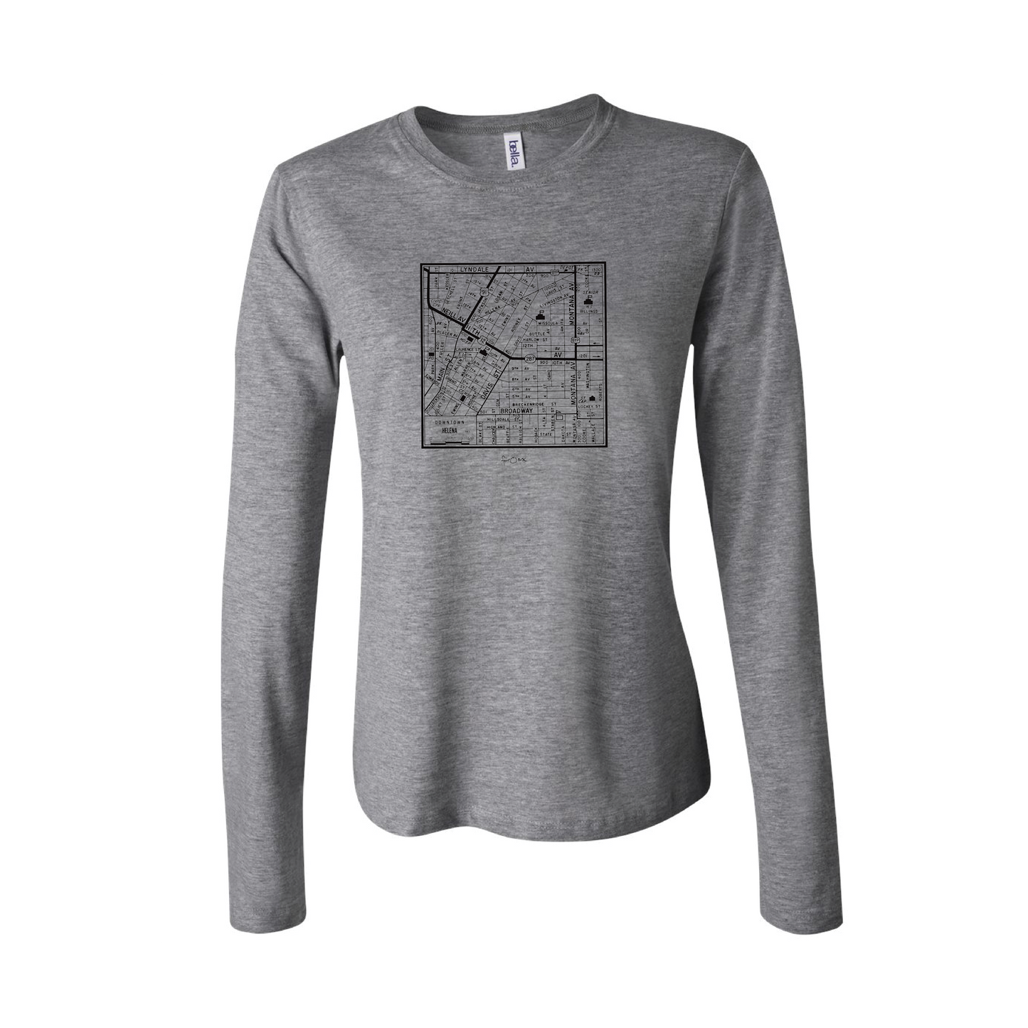 GET DOWNTOWN W'S LONG SLEEVE TEE