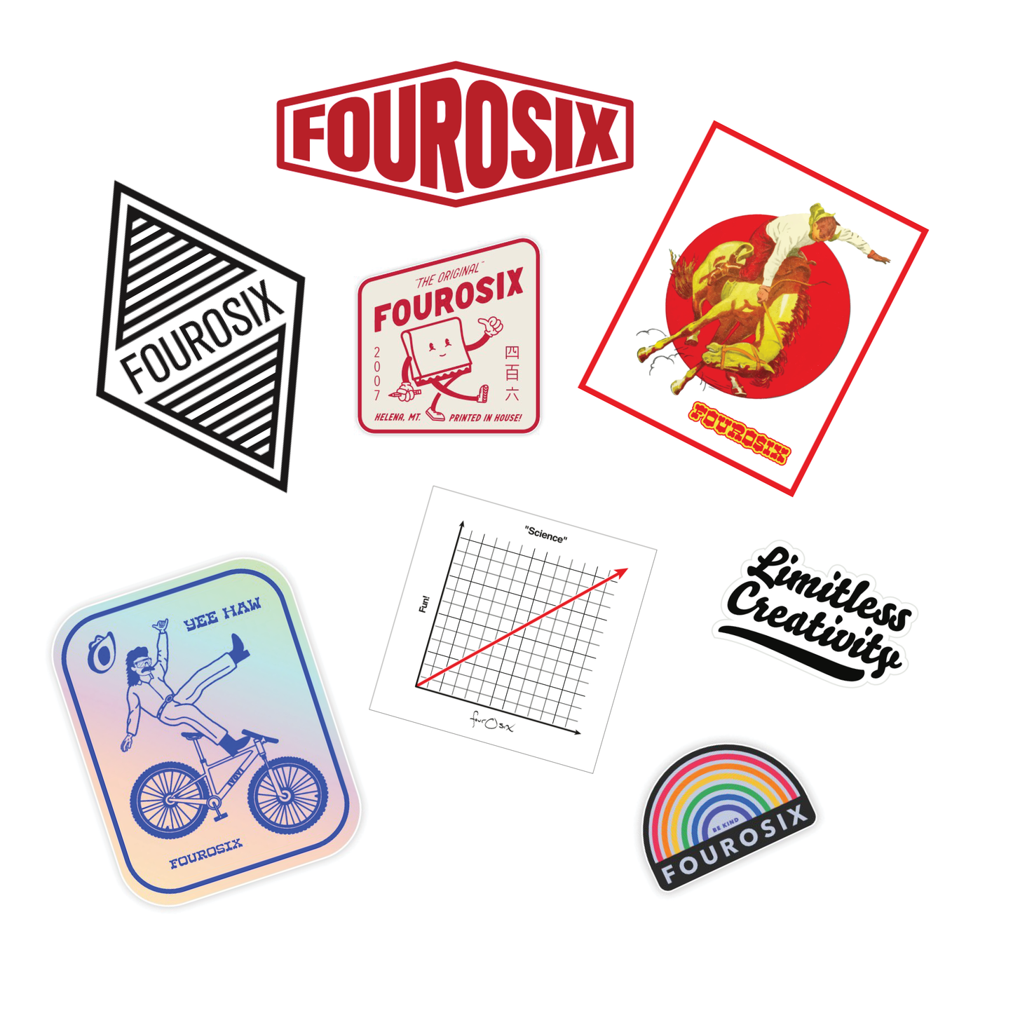 FOUROSIX STICKERS