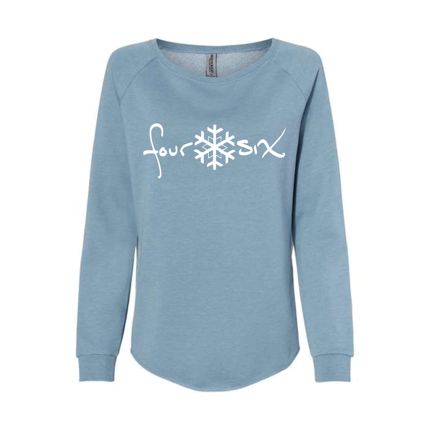 CLASSIC LOGO SNOWFLAKE W'S CREWNECK SWEATSHIRT