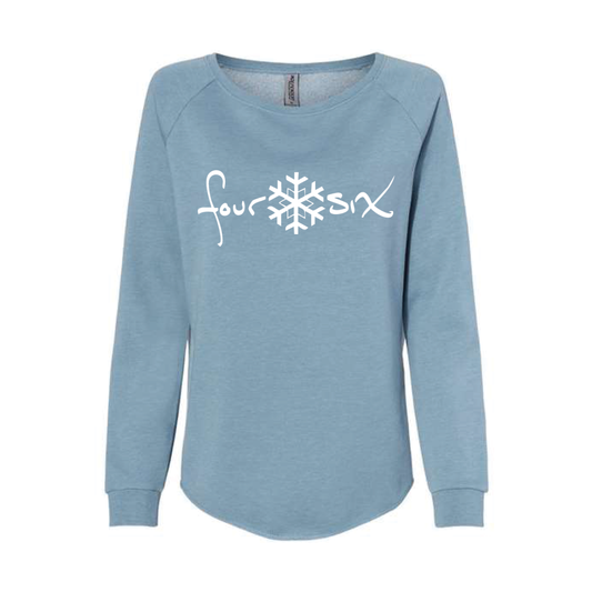 CLASSIC LOGO SNOWFLAKE W'S CREWNECK SWEATSHIRT