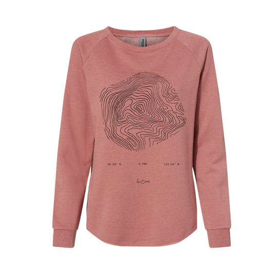 MOUNT HELENA TOPO W'S CREWNECK SWEATSHIRT